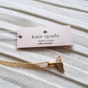 🐳Kate Spade Whale tail necklace NOVELTY